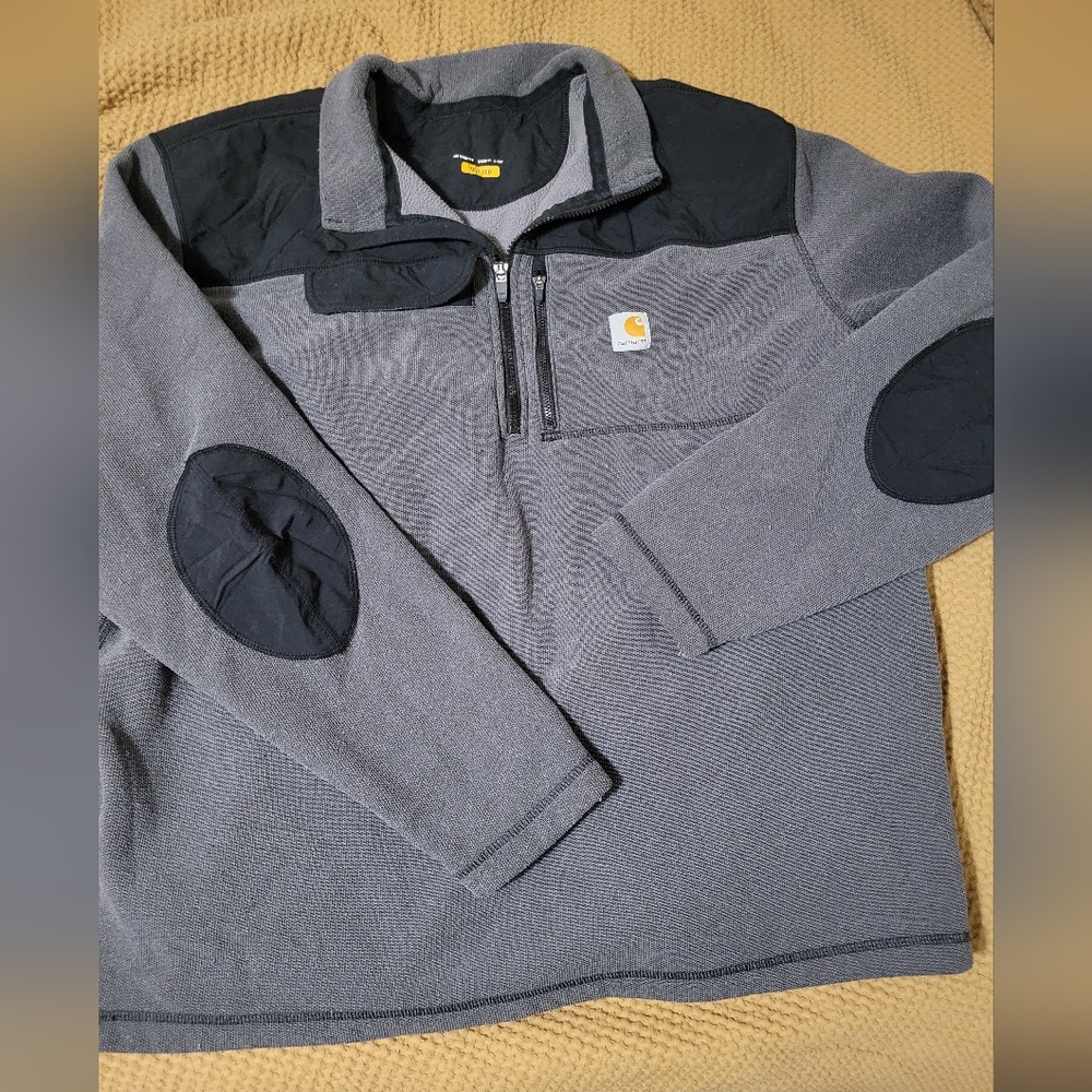 Carhartt half zip fleece sweater